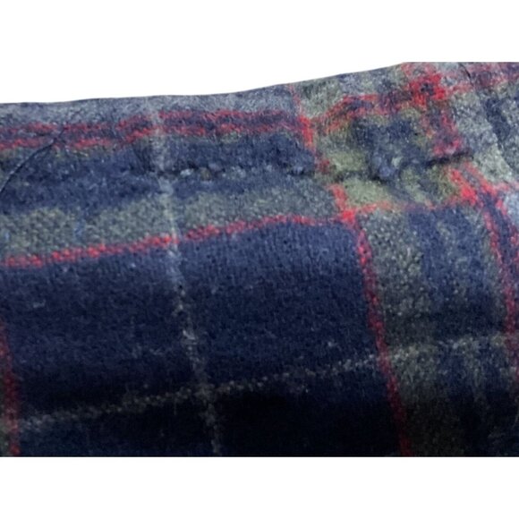 Vtg Pendleton Board Shirt L Virgin Wool Plaid Loop Collar Long Sleeve Shacket - Picture 4 of 5